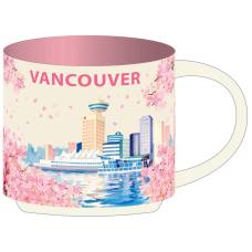 Coffee Mug - Sketch - Vancouver Cherry Blossom