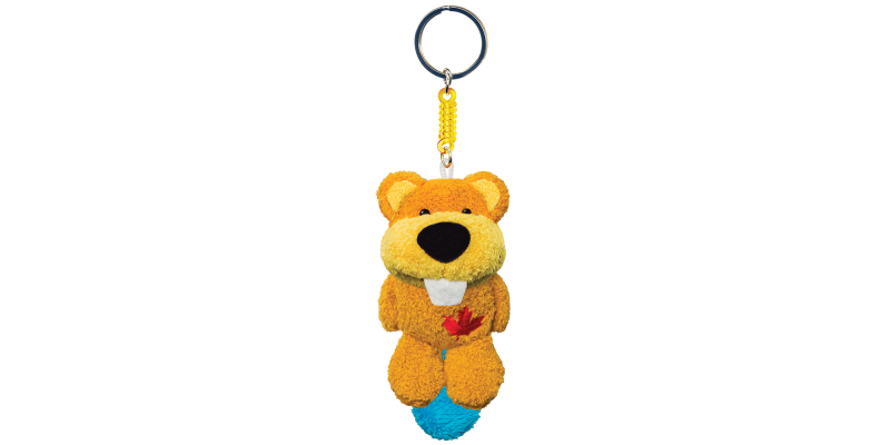 3" Mini Plush Keychain - Beaver