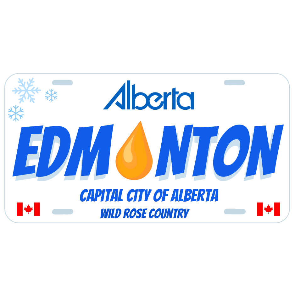 Vehicle Plate Magnet- Edmonton