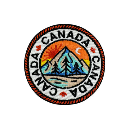 Canada iron-on embroidery patch