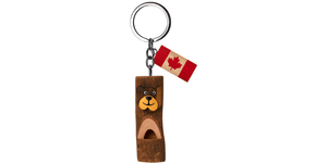 Wooden - Keychain- Whistle - Bear 1 x 2.25"