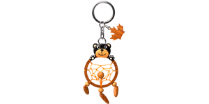 Wooden - Keychain - Dreamcatcher Bear 2"