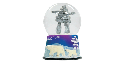 Snow Globe-Inukshuk