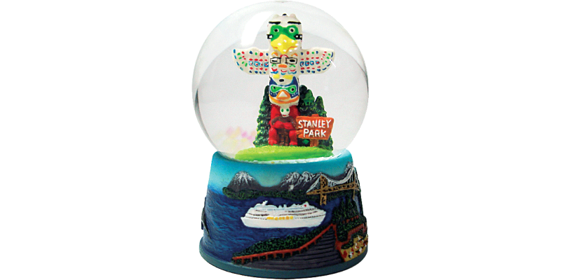 Snow Globe-Totem Pole