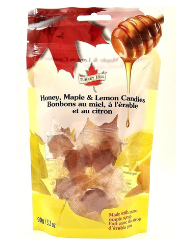 Turkey Hill Maple Leaf Shaped Maple Honey Maple & Lemon Candy 90g