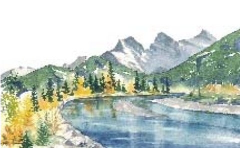 Three Sisters Idyll Magnet