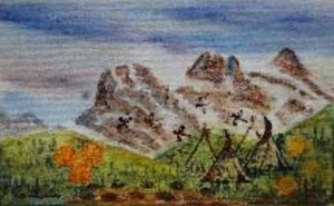 Spirit Three Sisters Magnet