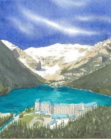 Chateau Lake Louise Magnet
