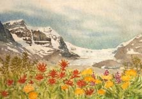 Columbia Icefield Summer Magnet