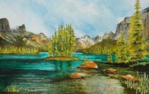 Maligne Lake Magnet