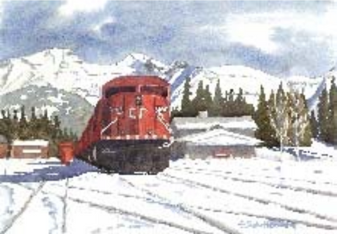 Winter Destination Banff Magnet