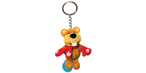 4" Plush Keychain - Beaver