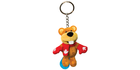 4" Plush Keychain - Beaver