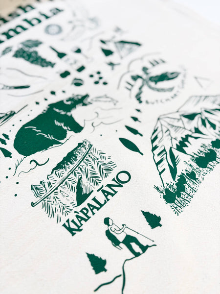 British Columbia Commemorative Organic Tea Towel - 20x24