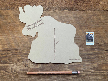Moose Postcard