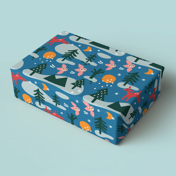 FORÊT — Wrapping Paper: SINGLE SHEET (GREEN)