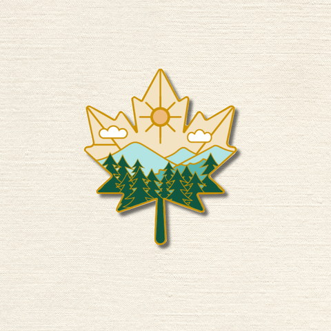 Maple Vista Enamel Pin
