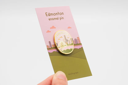 Edmonton - enamel pin