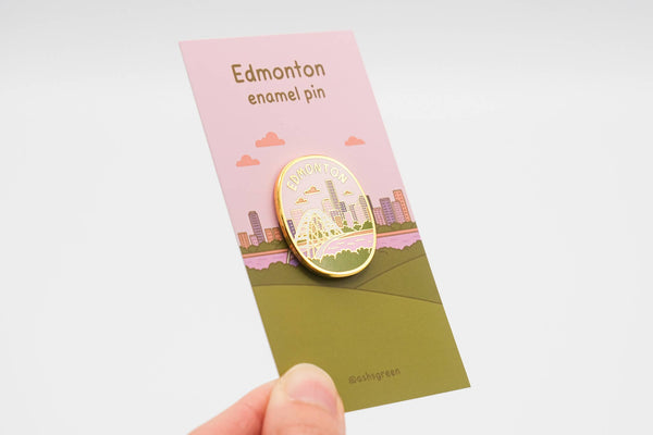 Edmonton - enamel pin