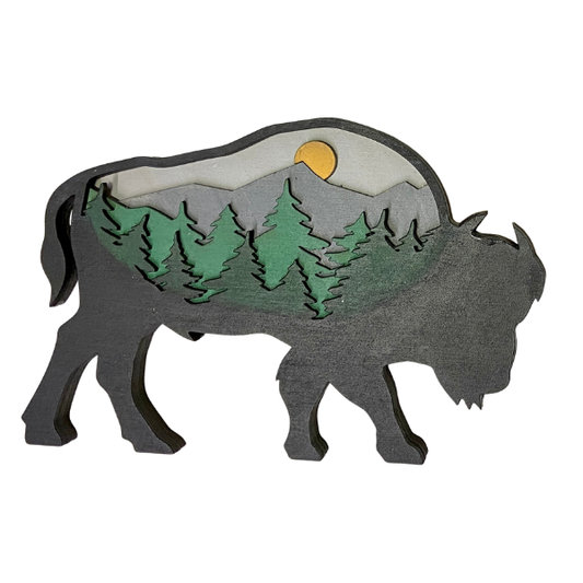 Bison Silhouette Kit