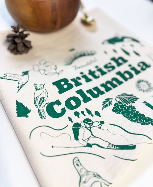 British Columbia Commemorative Organic Tea Towel - 20x24