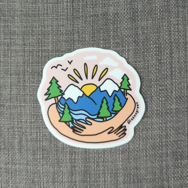 Nature Lover - 3" vinyl sticker