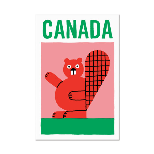BEAVER — Postcard