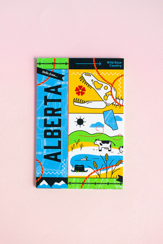 Edmonton Postcard : Welcome to Alberta