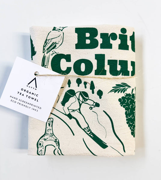 British Columbia Commemorative Organic Tea Towel - 20x24