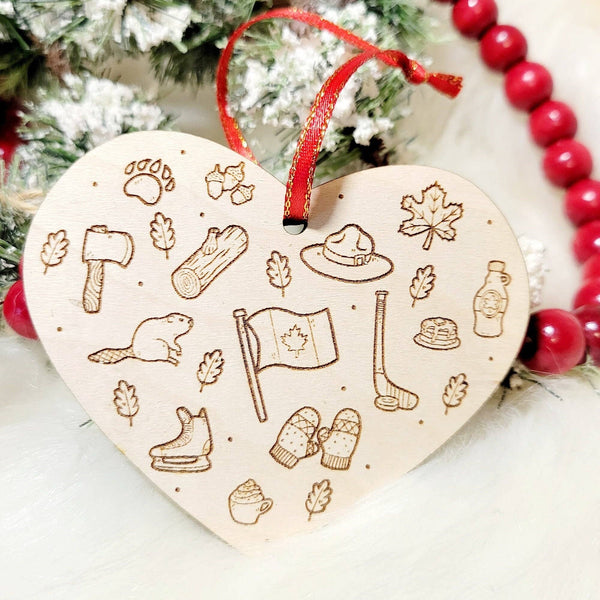 Canada Travel Icons Magnet or Ornament: Magnet