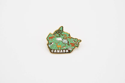 Map of Canada - enamel pin