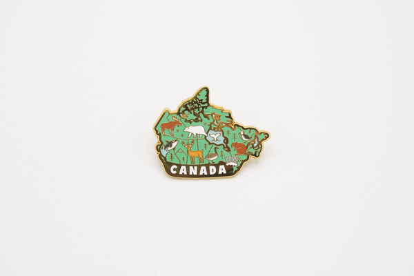 Map of Canada - enamel pin