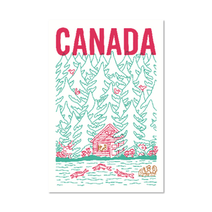 CABANE AU CANADA — Postcard