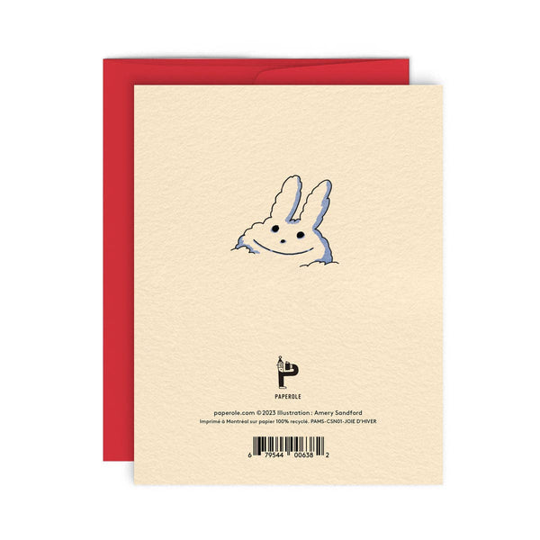 JOIE D’HIVER — Greeting Card