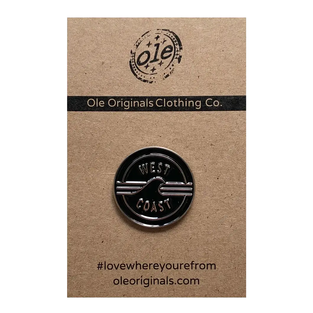 West Coast Enamel Pin