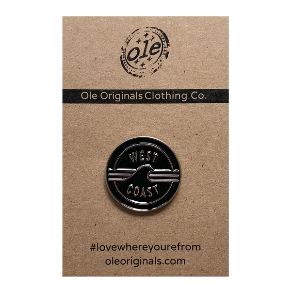 West Coast Enamel Pin
