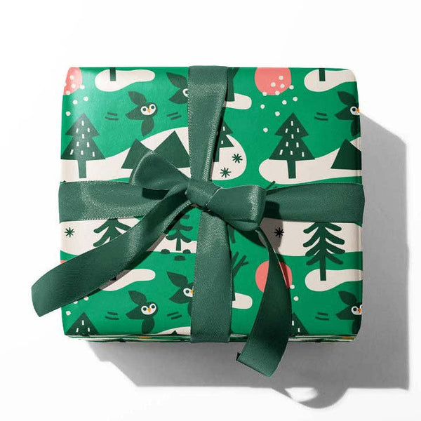 FORÊT — Wrapping Paper: SINGLE SHEET (GREEN)