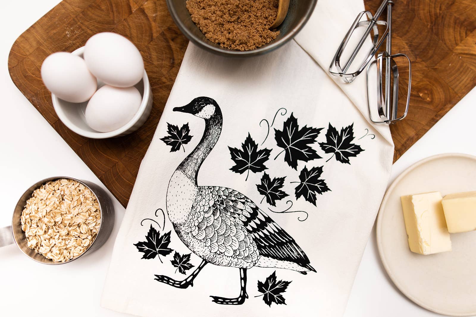 Canada Goose Tea Towel /Dish Towel/Maple Leaf /Kitchen Towel