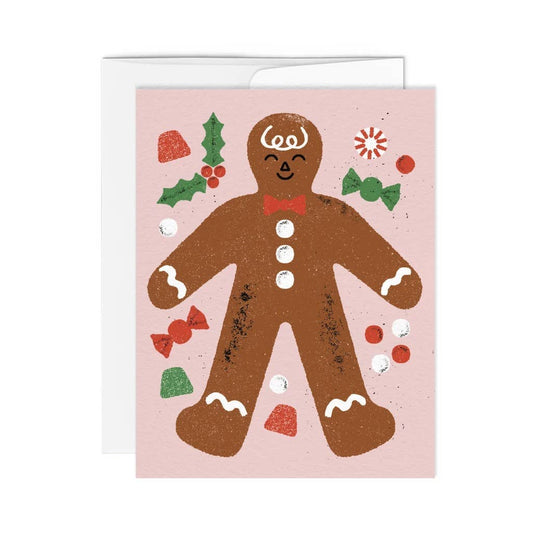GINGERBREAD COOKIE — Greeting Card