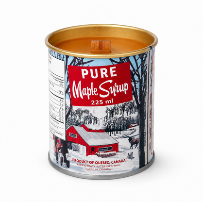 Maple Syrup Candle - Iconic Tin Can (225 ml): Cotton