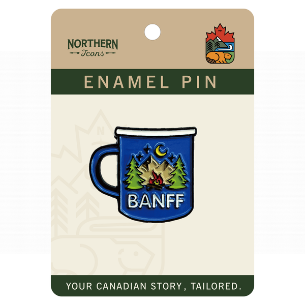 BANFF Adventure Campfire Enamel Pin