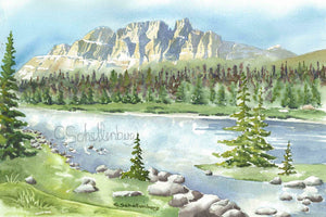 Castle Mountain Magnet
