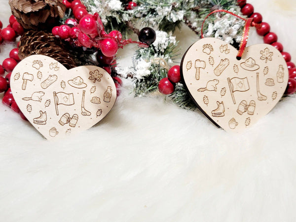 Canada Travel Icons Magnet or Ornament: Magnet