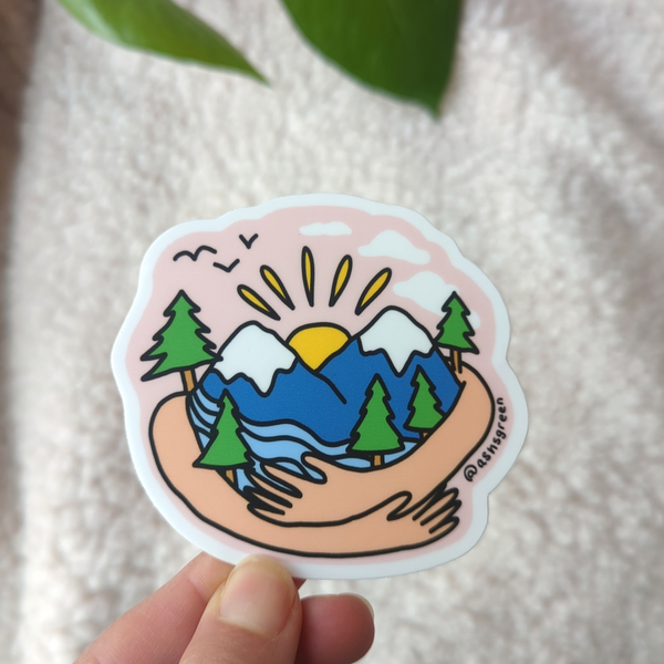 Nature Lover - 3" vinyl sticker