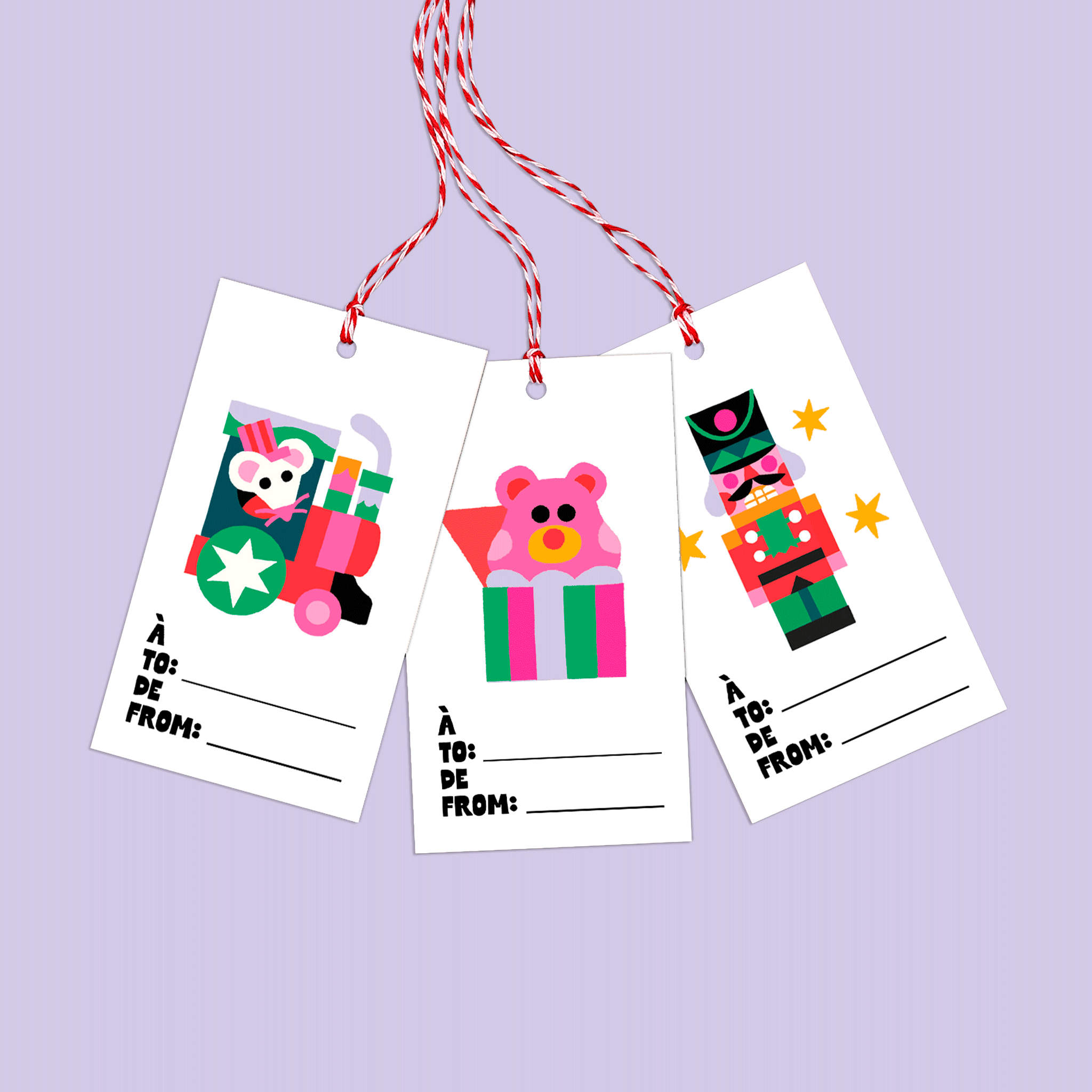 LITTLE TRAIN – Holiday Gift Tag Set