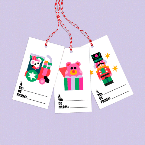 LITTLE TRAIN – Holiday Gift Tag Set