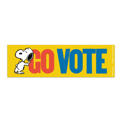3P4 x Peanuts® - Snoopy Go Vote Magnet