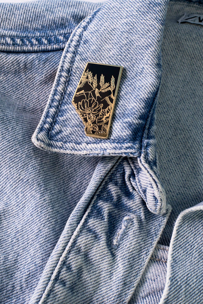 Alberta Enamel Pin