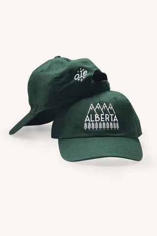 Explore Alberta Twill Cap: Forest Green