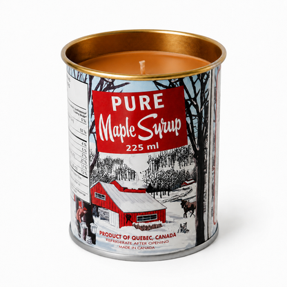 Maple Syrup Candle - Iconic Tin Can (225 ml): Cotton